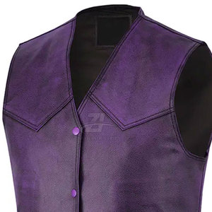 Chaleco de Cuero para Hombre, Prenda Exterior sin Mangas, Elegante, Diseñado para Uso Casual, Estilo Moderno, Cómodo - Product Image 4