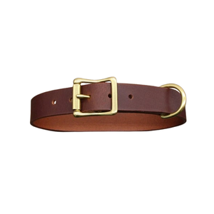 Personalized Leather Dog <b>Collar</b> | Custom Handmade Pet <b>Collar</b> | Classic 1" Wide Genuine Leather Dog <b>Collar</b> - Product Image 1
