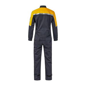 Combinaison de travail réfléchissante personnalisée pour hommes, uniforme de sécurité pour mécaniciens et ouvriers du bâtiment avec poches à outils, combinaison de réparation automobile et d'atelier - Product Image 2