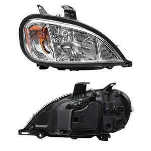 Fari a LED per Freightliner Columbia 2004-2017, Gruppo Ottico Cromato con Riflettore Ambra, Coppia Sinistra e Destra - Product Image 2