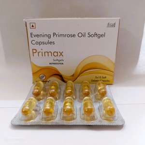 Primax Huile d'Onagre en Capsules Molles 500mg 30 Unités Naturel Sans Produits Laitiers Bénéfices Antioxydants pour OEM & Marques Privées - Product Image 3
