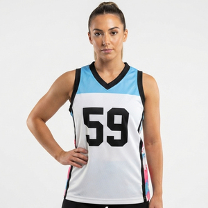 Camiseta de baloncesto de secado rápido para mujer, diseño sublimado, ropa deportiva para baloncesto al aire libre. - Product Image 6