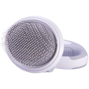 Gyrater Travel-Suitable Swivel Slicker <b>Brush</b> for <b>Pet</b> Grooming - Product Image 1