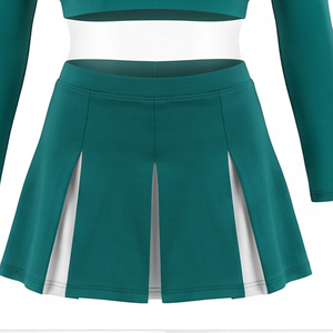 Tenue de cheerleading personnalisée pour adultes MALUZA INDUSTRIES, motif sublimé, hauts et jupes avec strass, costume de cheerleader - Product Image 3