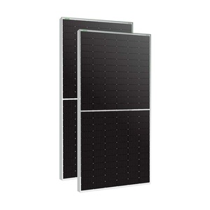 Module de panneau solaire Waaree bifacial à demi-cellules, cadre en alliage d'aluminium, qualité A, 182 mm, IP68, avec connecteur ISO, mini panneaux solaires - Product Image 4