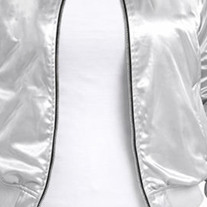 Custom Made ZPB Convention Satin Bomber Varsity <b>Jacket</b> Embroidered Greek Letter Logo Unisex Sorority & Fraternity Apparel - Product Image 5