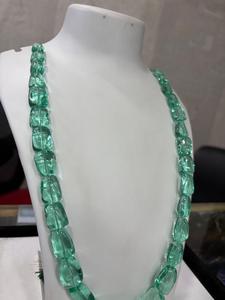 Cuentas de Piedra Sintética Verde Esmeralda, Cuentas Sueltas para Hacer Joyas y Collares - Product Image 4