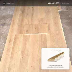 Parquet en chêne européen à 3 couches, épaisseur 7,5 pouces, système de pose clipsable, pour salon moderne - Product Image 1