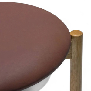 Minimalist Design Dining Chair with Soft Padded <b>Seat</b> and Natural Finish Looks for Home Furniture Decoration - Product Image 5