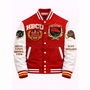 Chaqueta ligera para hombre estilo HBCU, cómoda y personalizada, chaqueta universitaria, chaqueta de colegio, chaqueta varsity hecha a medida. - Product Image 1