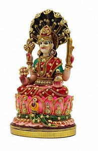 Figura Religiosa de Resina Hecha a Mano de Mansa Devi, Diseño Moderno para Decoración de Mesa en el Hogar u Oficina - Product Image 3