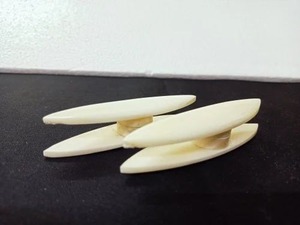 Lanzaderas de Hilo Ecológicas FAIZA CRAFT Hechas a Medida (Hueso de Búfalo Natural) para Tiendas de Hilos y Fibras - Reventa DIY - Product Image 1