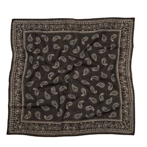 Taille personnalisée fait main 100% coton carré Bandana ethnique Designer écharpe femmes produit fait main soie fait à la main en gros - Product Image 1