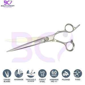 Tijeras de Peluquería Profesionales de Acero Inoxidable, Corte Suave y Preciso, Agarre Ergonómico Resistente, Afilado Duradero, para Salón y Uso Doméstico - Product Image 2