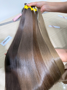 Cabello Humano Vietnamita Virgen de Alta Calidad, Modelo Andy de Nasa Hair, Cabello Liso Natural a Granel, Longitud Completa 40cm/80cm, 300g, Sin Procesar - Product Image 4