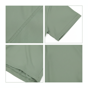 Women's Casual Sport 2 Piece Long Top Knee Length Bottom <b>Set</b> with Embroidery High Quality Summer Biker Short - Product Image 6