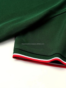 T-shirt de polo de golf de haute qualité pour hommes sur mesure avec logo chemises en coton blanc à col en V à séchage rapide, polos pour hommes - Product Image 5