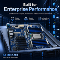 Carte mère serveur GIGABYTE MZ32-AR0 à socket unique SP3, DDR4, E-ATX, compatible avec les processeurs AMD EPYC 7001/7002/7003