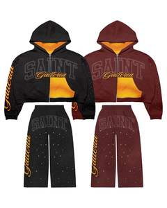 Conjunto de Chándal Personalizado de Diseñador, Color de Tela Personalizado, Impresión de Logotipo, Bordado, Todo Según la Demanda del Cliente - Product Image 1