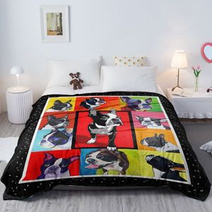 Coperta in Flanella Stampata 3D con Simpatico Bulldog Francese, Super Morbida e Leggera per Cuccia, Letto, Divano e Qualsiasi Spazio per Animali Domestici - Product Image 6
