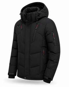 Hot Selling Wholesale Custom <b>Men</b> Coated Stand Collar Windproof Breathable Puffer Jackets-High Street Trending Winter Jacket - Product Image 2