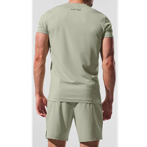 Ensemble de survêtements décontractés pour hommes de haute qualité avec logo personnalisé, comprenant un pantalon de jogging et un t-shirt, ensembles de t-shirts pour hommes - Product Image 6