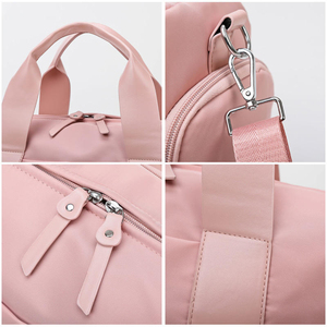 Fashion Waterproof High Quality Nylon Foldable Women's Children's Travel Bag Portable Outdoor Letter Print Sports Style Zipper - Product Image 5