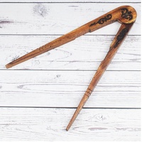 Boussole maçonnique en bois de luxe fabriquée à la main