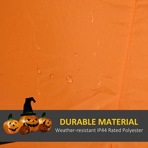 Zucca Gonfiabile di Halloween da 1,2 m con LED per Giardino e Interni, in PVC e Tessuto Oxford Resistente - Product Image 6