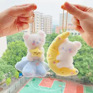 Good Quality And Price Of Goomy Plush Keychain Kawaii White Bear Keychain Cute Mini Bear Plush Keychain Hot Sale On Line