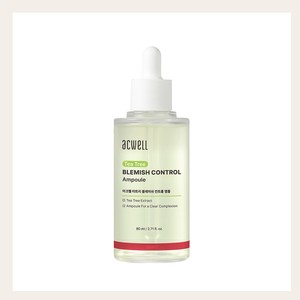 Sérum coréen pour le soin de la peau Acwell Tea Tree Blemish Control Ampoule 80ml, sérum visage à la niacinamide - Product Image 6