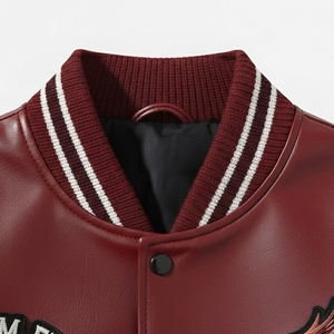 Chaquetas Varsity de estilo urbano para hombre, totalmente personalizables, ropa de invierno, chaquetas Varsity con cuello alto para hombre - Product Image 6