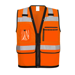 เสื้อกั๊กสะท้อนแสงสำหรับงานสำรวจ งานก่อสร้าง ความปลอดภัยในการขับขี่บนถนน งานก่อสร้าง และงานรักษาความปลอดภัย พร้อมบริการจัดส่ง - Product Image 1
