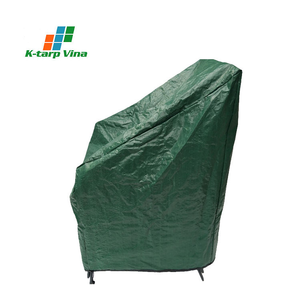 Housse de protection pour meubles d'extérieur en PE tissé écologique, imperméable, tricotée chaîne, avec options de design personnalisées - Product Image 2