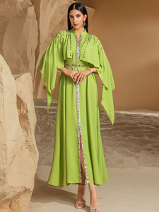 Elegant Evening <b>Dress</b> 2026 Fashion Modest <b>Eid</b> <b>Dress</b> Luxury Abaya <b>Long</b> Sleeve with Cloak Evening <b>Dress</b> <b>for</b> Women in Party - Product Image 1