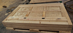 Factory Wholesale Heavy Duty Plywood with door <b>Storage</b> <b>Box</b> Industrial Wooden Vault Reusable OEM ODM Custom Logo - Product Image 5