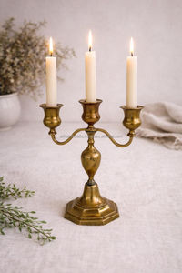 Vintage Metal Candelabras - Heavy-Duty Solid Brass Taper <b>Candle</b> Stand <b>Bulk</b> Manufacturer - Product Image 6