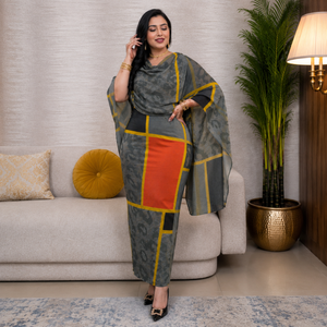Toub soudanais |   Toub Traditionnel en Voile 100% Coton Imprimé Numérique pour Femmes, Vêtement Ethnique Respirant et Élégant - Product Image 2