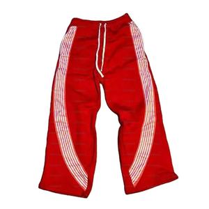 กางเกงวอร์มทรงขากว้างสำหรับผู้ชายกางเกงวอร์มทรงแบ็กกี้กางเกงวอร์มทรงขากว้างสำหรับ Y2k ออกแบบได้ตามต้องการ - Product Image 3