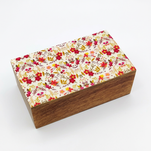 Caja de Almacenamiento de Madera con Estampado de Mapa del Mundo, Hecha a Mano, Personalizada, OEM, ODM, Decorativa, DECORYUG - Product Image 3