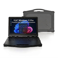 Laptop Rugged da 15.6" con Intel AI, 1920x1080, 1000 Nits, 5G, GPS, IP65 Impermeabile, Standard Militare, Tastiera Inglese