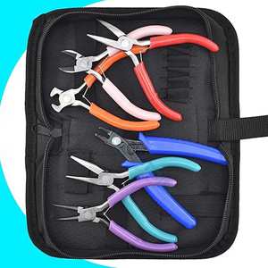 High Quality 2 PCS Mini Needle Nose Pliers Set 6 Inch Pink for Jewelry Making and Crafting - Product Image 6