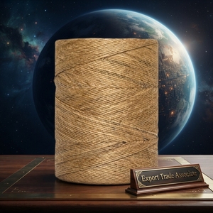 Corde en ficelle de jute 1 pli de qualité CB, 95 lb, écologique, pour le commerce d'exportation, fabriquée au Bangladesh - Product Image 1