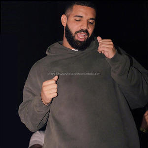 Sudadera con Capucha Extra Grande de Diseñador Vintage para Hombre, Sudadera Holgada con Logotipo Personalizado, Unisex, Lavada, Lisa, para la Temporada de Otoño - Product Image 2