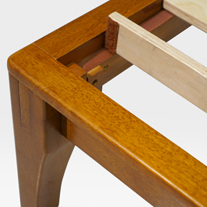 Eco-Friendly Wood <b>Bed</b> <b>Frame</b> Minimal Japanese Joinery Design Rubberwood <b>Bed</b> Vietnam Bedroom Furniture Manufacturer - Product Image 4