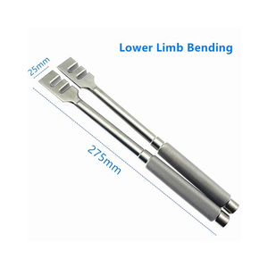 Lot de 2 pinces plieuses pour plaques osseuses, instrument chirurgical orthopédique vétérinaire en acier inoxydable, outil de pliage de plaques réutilisable - Product Image 3