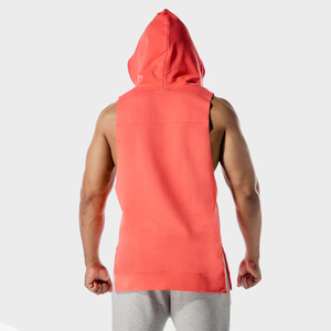 New Arrival Men's <b>Workout</b> Hooded Tank Tops Sleeveless Gym Training <b>Hoodies</b> Bodybuilding Men Gym Hoodie - Product Image 3