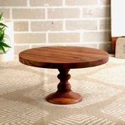 Support à gâteau en bois de qualité supérieure, design moderne, plateau à gâteau en bois massif, outils pour gâteaux, à prix très avantageux - Product Image 4