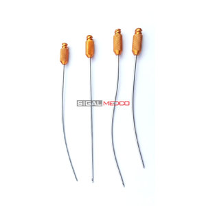 Juego de Cánulas Luer Lock Reutilizables de Alta Calidad para Infiltración Lipo, 5 Piezas de Acero Inoxidable, Juego de Instrumentos de Succión para Cirugía General - Product Image 4