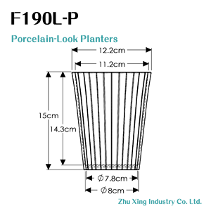 Platillo de Orquídea de plástico en forma de estrella de 3,5 pulgadas, maceta de exhibición con apariencia de porcelana, modelo duradero ecológico F190L para plantas de flores - Product Image 2